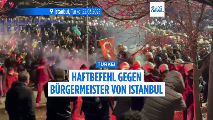 News video: Haftbefehl gegen Bürgermeister von Istanbul Imamoglu erlassen