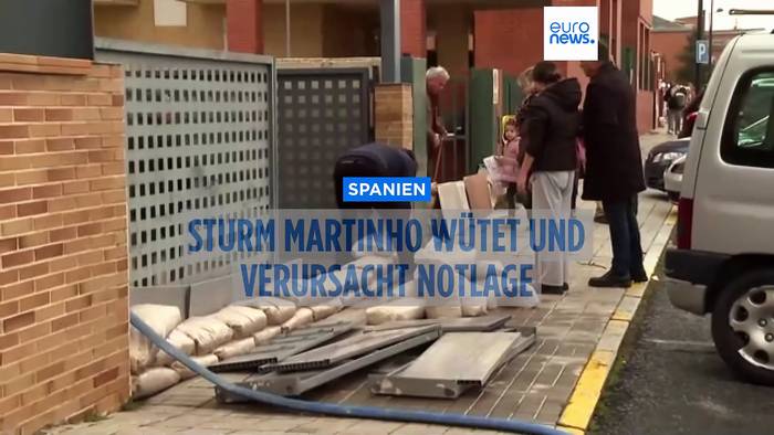 News video: Unwetter-Warnung: Notstand in Spanien wegen Überschwemmungen - Es fällt auch Schnee
