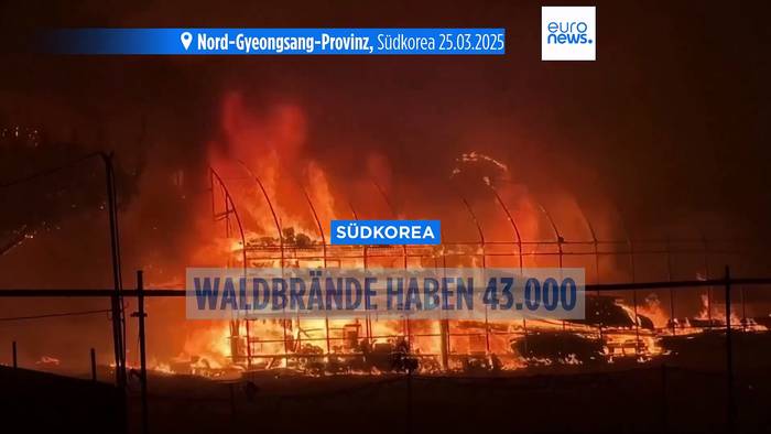 News video: Mindestens 20 Tote: Waldbrände in Südkorea weiten sich aus