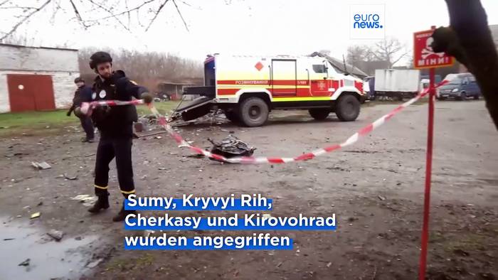 Video: Stunden nach Ankündigung der Waffenruhe: Russland greift Schwarzmeerhafen an