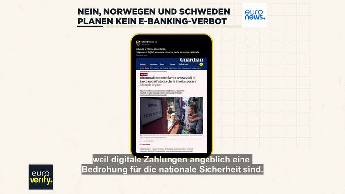 Video: Nein, Norwegen und Schweden haben digitale Banküberweisungen nicht verboten