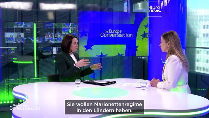 News video: Diktatoren verstehen nur die Sprache der „Macht oder Stärke“, sagt Tsikhanouskaya
