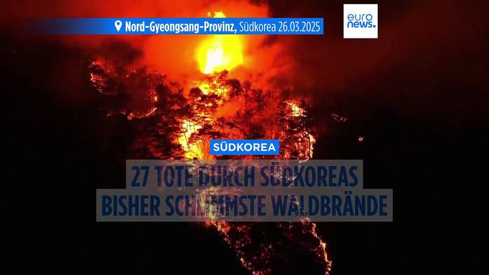 News video: Südkorea: Verheerendste Waldbrände der Geschichte