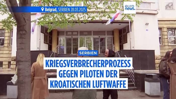 News video: Belgrad eröffnet Kriegsverbrecherprozess gegen Piloten der kroatischen Luftwaffe