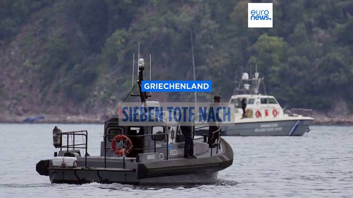 Video: Sieben Tote nach Bootsunglück in Griechenland