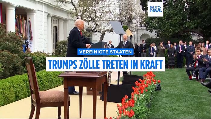 Video: 10 Prozent: Neue US-Zölle ab sofort in Kraft