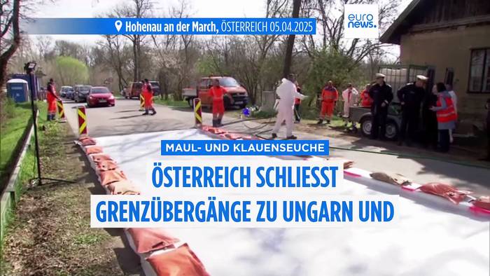 Video: Österreich sperrt 24 Grenzübergänge zu Ungarn und der Slowakei