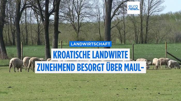 Video: Wachsende Sorge bei kroatischen Landwirten über Ausbreitung der Maul- und Klauenseuche