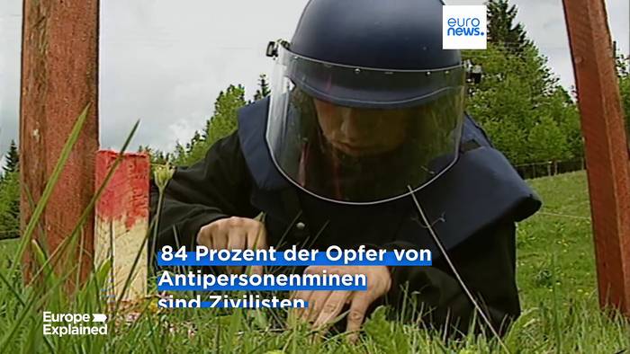 News video: Kontroverser Rückzug von EU-Staaten aus der Antipersonenminen-Konvention