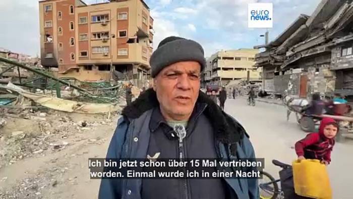 Video: Palästinenser werden erneut aus Gaza-Stadt vertrieben