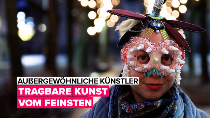News video: Außergewöhnliche Künstler: tragbare Kunst