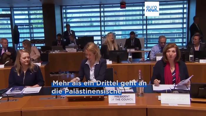 Video: EU kündigt 1,6 Milliarden Euro Finanzhilfe für Palästinenser an