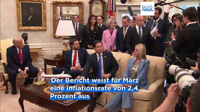 News video: US-Präsident Trump: Inflation ist 