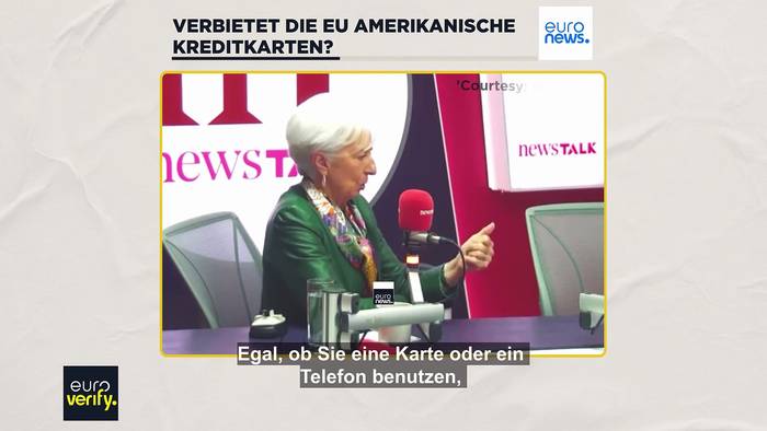 News video: Verbietet die EU amerikanische Kreditkarten?
