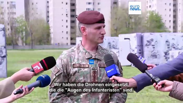 Video: Sicherheit: Rumänische Truppen simulieren Häuserkampf in Bukarest