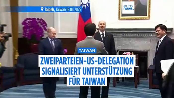 Video: Zweiparteien-US-Delegation signalisiert Unterstützung für Taiwan