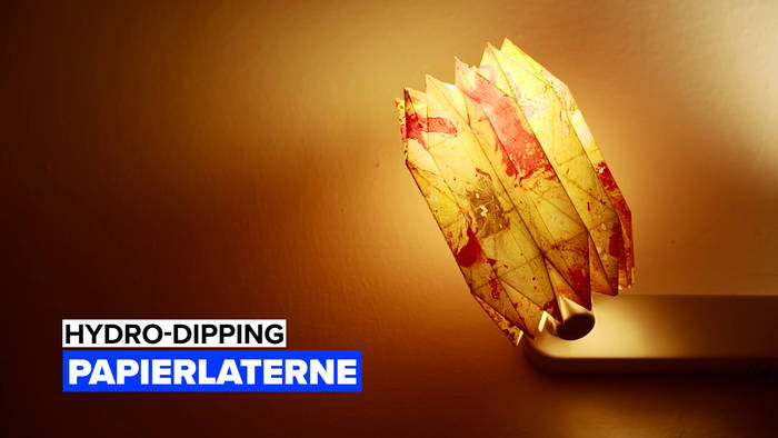 News video: Hydro-Dipping: Papierlaterne