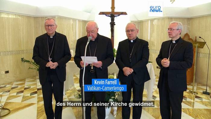 News video: Todesusache klar: Papst Franziskus starb an einem Schlaganfall mit anschließendem Herzversagen