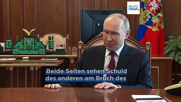 News video: Der internationale Druck nimmt zu: Putin offen für direkte 