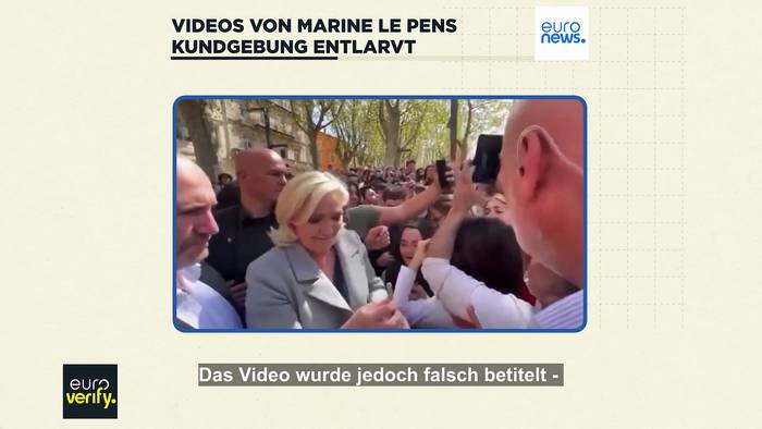 Video: Faktencheck: Welche Videos zeigen Le Pen wirklich nach ihrer Verurteilung?
