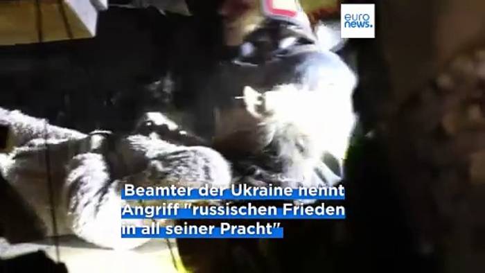 News video: Tödlichster Angriff Russlands auf Kyjiw in der Ukraine seit vergangenem Sommer