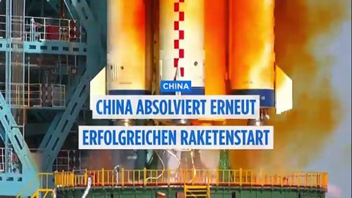 News video: China absolviert erfolgreichen Raketenstart