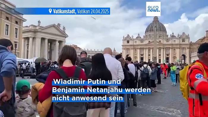 News video: Vor Begräbnis von Papst Franziskus: Regierungschefs treffen in Rom ein