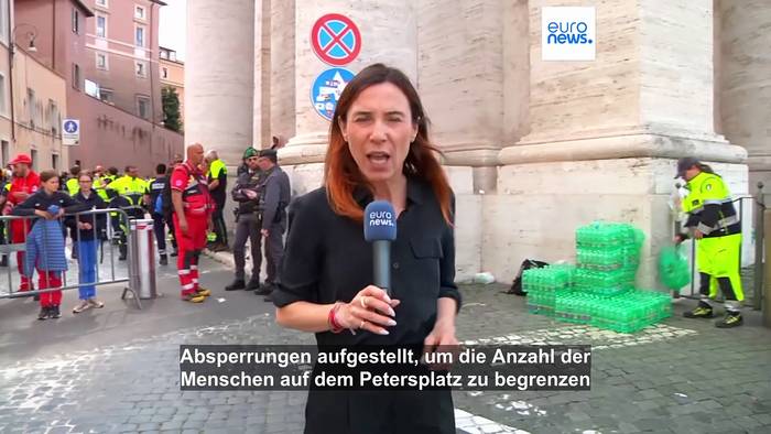 News video: Rom bereitet sich auf die Beerdigung des Papstes vor