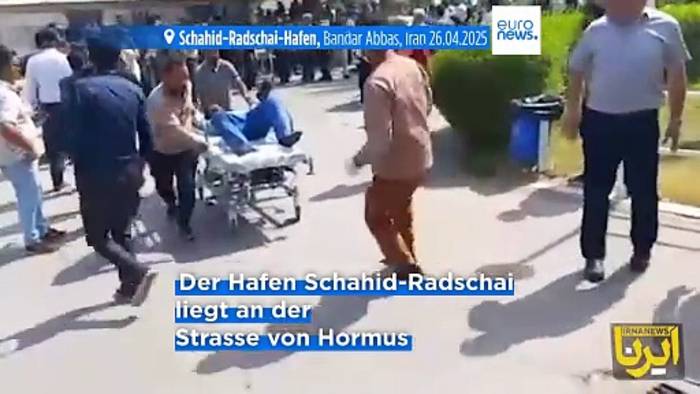 News video: Heftige Explosion im Hafen von Bandar Abbas im Süden Irans