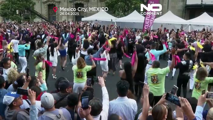 News video: Tausende feiern den Internationalen Tag des Tanzes in Mexiko-Stadt