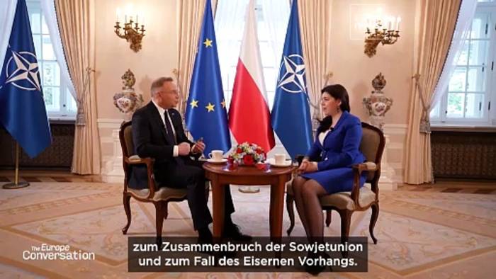 Video: Die NATO muss Stärke zeigen, aber nur die USA können Putin stoppen, sagt Duda