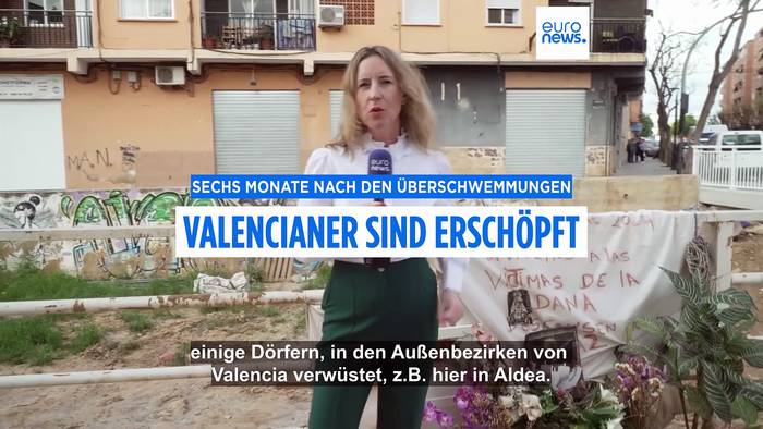News video: Sechs Monate nach der Flut: Valencianer körperlich und seelisch erschöpft