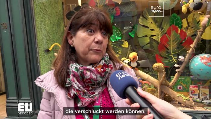 News video: So will die Europäische Union Spielzeug für Kinder sicher machen