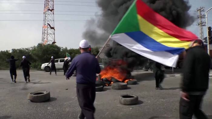 News video: Drusen-Demonstranten blockieren Straßen in Galiläa wegen tödlicher Zusammenstöße in Syrien