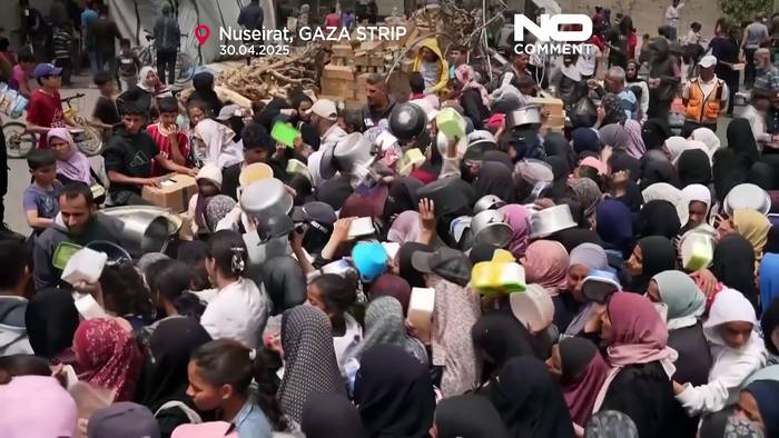 News video: Hilfsküchen in Gaza stehen kurz vor dem Zusammenbruch, da die Blockade weitergeht