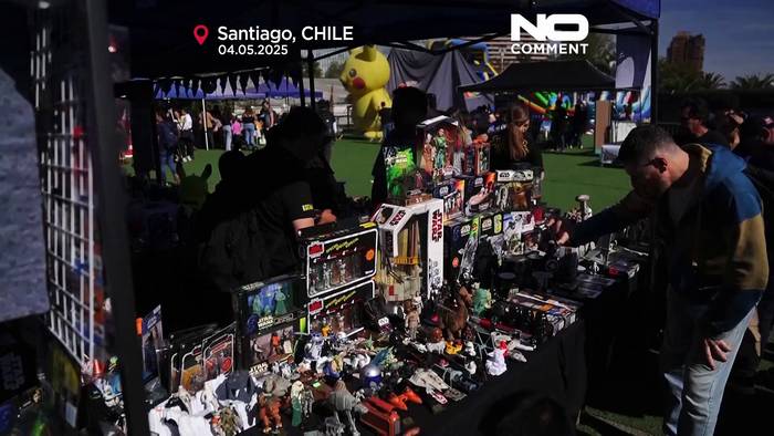 News video: Star Wars-Fans strömen nach Santiago, um den 'May the Fourth' zu feiern