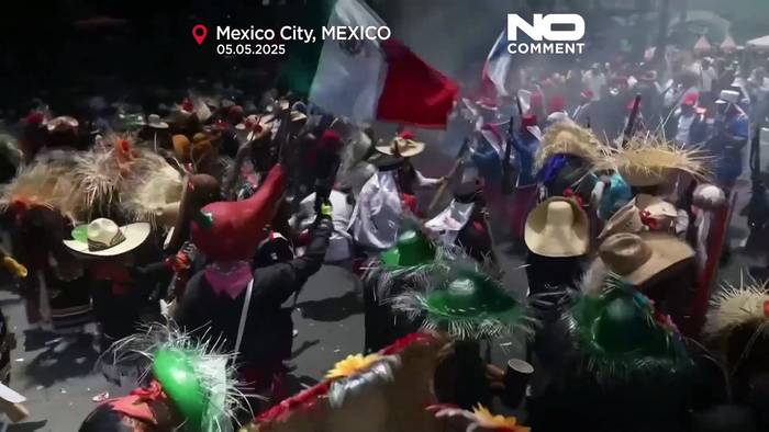 News video: Mexiko gedenkt der Schlacht von Puebla mit historischen Nachstellungen
