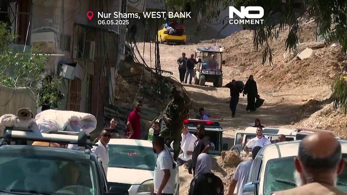 News video: Familien fliehen aus dem Flüchtlingslager Nur Shams, da Israel weitere Abrisse plant