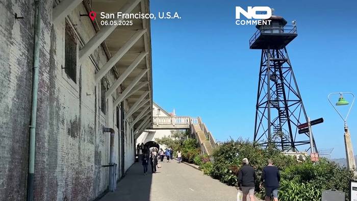 News video: Touristen erkunden Alcatraz-Ruinen, während Trump über ein Comeback im Gefängnis nachdenkt