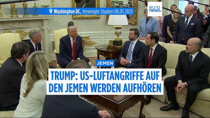 News video: Trump: US-Luftangriffe auf den Jemen werden aufhören, Houthis haben kapituliert