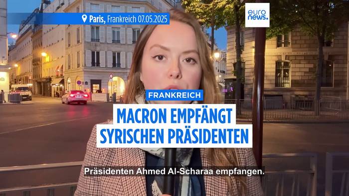 News video: Macron empfängt syrischen Präsidenten
