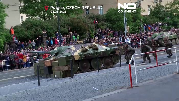 News video: Prag gedenkt des VE-Tages mit Nachstellung des Aufstands von 1945 gegen die Nazis