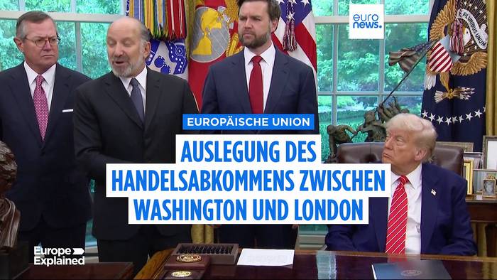 News video: Handelsabkommen zwischen USA und UK: Was kann die EU davon halten?