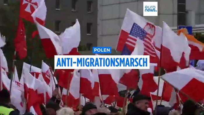 News video: Anti-Migrationsmarsch in Polen