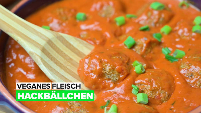 News video: Veganes Fleisch: Hackbällchen
