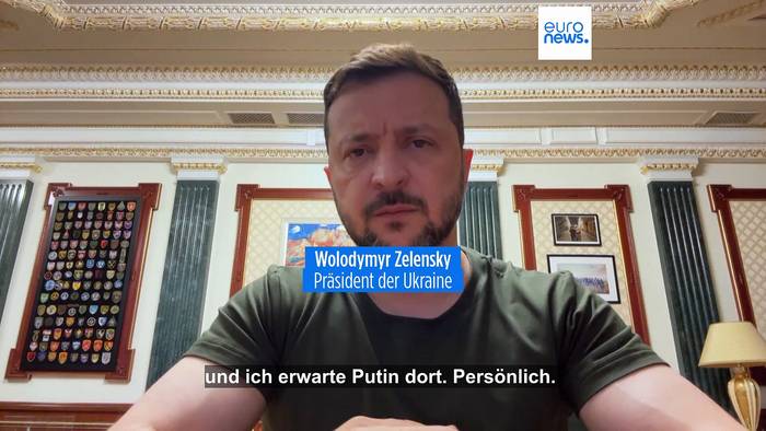 News video: Friedensgespräche: Selenskyj bereit, Putin in Istanbul persönlich zu treffen