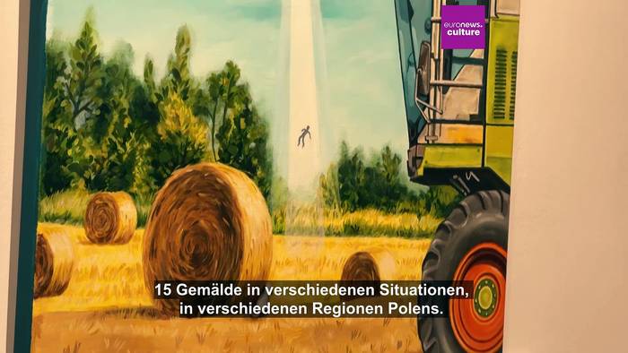 News video: Kunst in Warschau: Ein Hund, Humor und etwas Beklemmung