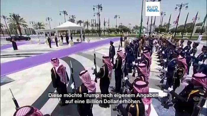 News video: Trumps Nahost-Besuch: Wirtschaftsdeals haben Priorität