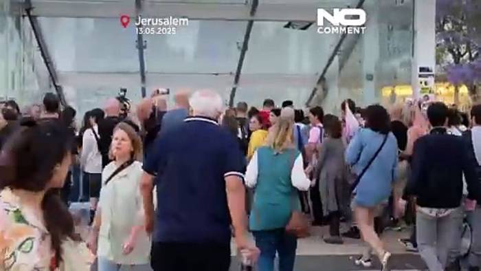News video: Luftalarm in Jerusalem nach Abfang eines Jemen-Rakete