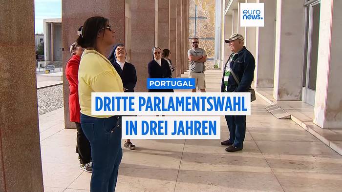 News video: Dritte Parlamentswahl in drei Jahren in Portugal